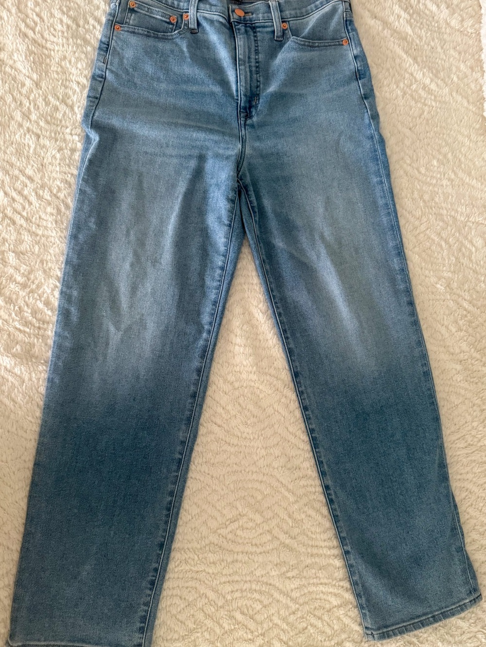J. Crew Women's Straight-Leg Light Blue Jeans